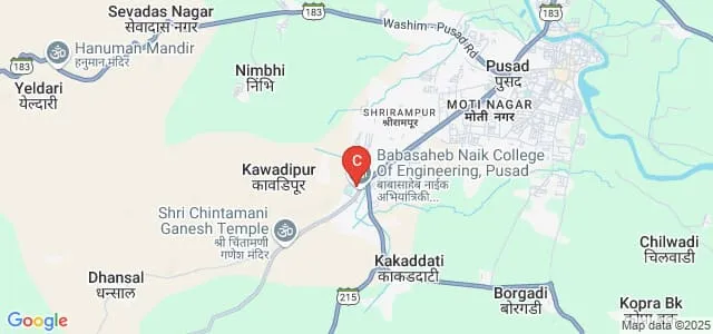 Babasaheb Naik College of Engineering, Yavatmal Map