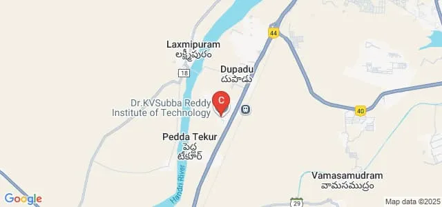 Dr KV Subba Reddy Institute of Management, Lakshmipuram Map