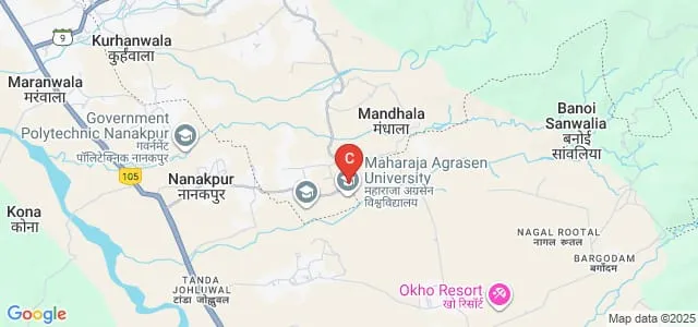 Maharaja Agrasen Institute of Technology, Solan Map