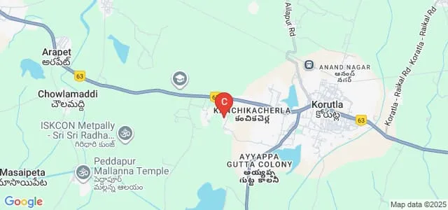 Government Degree College, Koratla Map