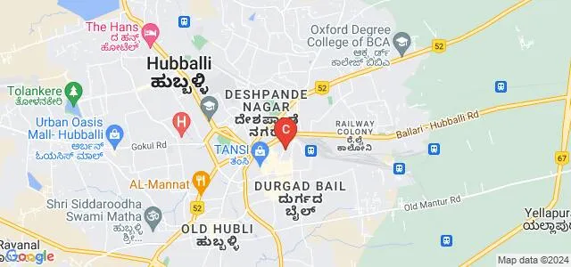 SJMVS Arts and Commerce College, Hubli Map