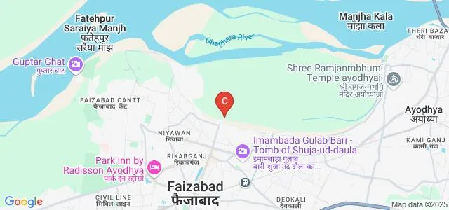 Bhabhuti Prasad Smarak Mahavidyalay, Faizabad Map