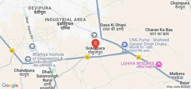 Sobhasaria Group of Institutions, Sikar Map