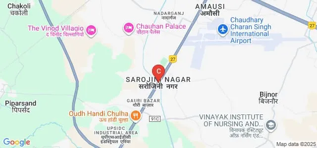 Mulayam Singh Yadav Law College, Lucknow Map