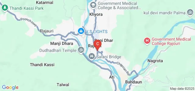 College of Engineering and Technology, BGSB University, Rajouri Map