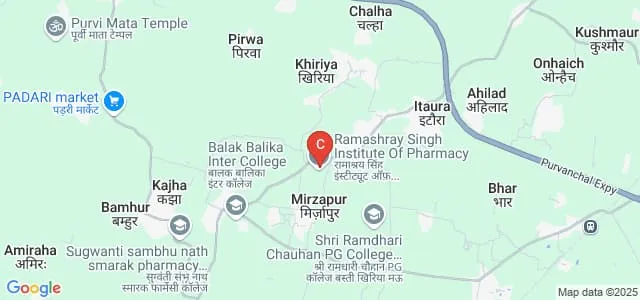 Maa Lilawati Sudeshwari Institute of Pharmacy, Mau Map