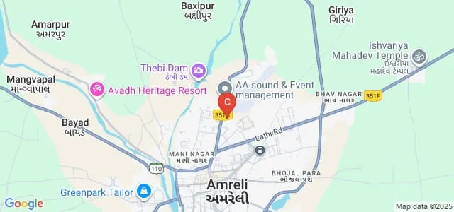 Netra Chikitsa Trust Ayurvedic College and Hospital, Amreli Map