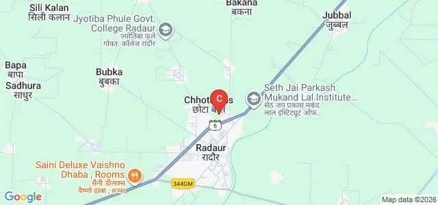 Seth Jai Parkash Mukand Lal Institute of Engineering and Technology, Yamunanagar Map