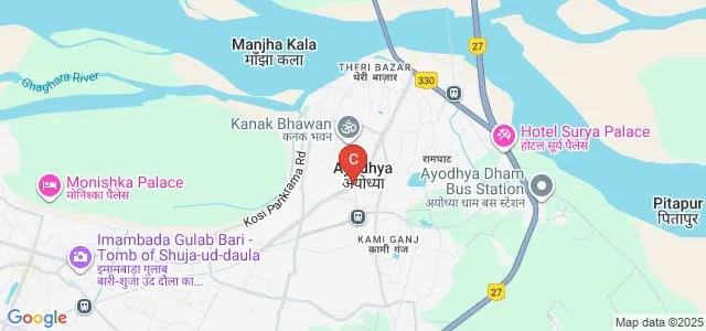 Ayodhya Vidyapeeth College of Pharmacy, Faizabad Map