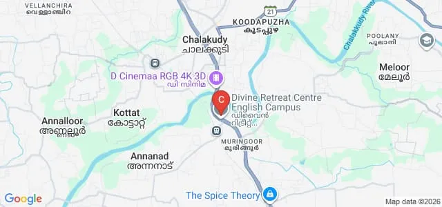 Divine Institute of Media Science, Thrissur Map