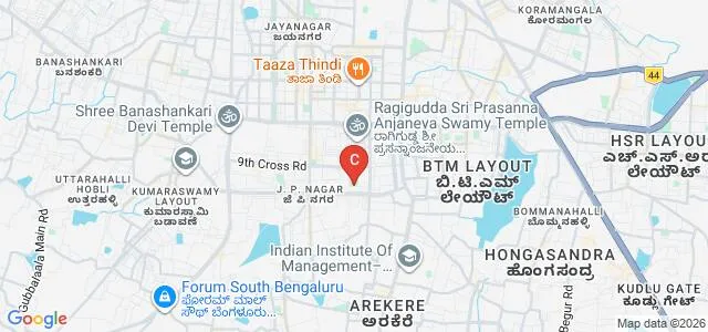 Vasavi Educational Trust First Grade College, Bangalore Map