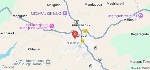 Council of Analytical Tribal Studies, Koraput Map