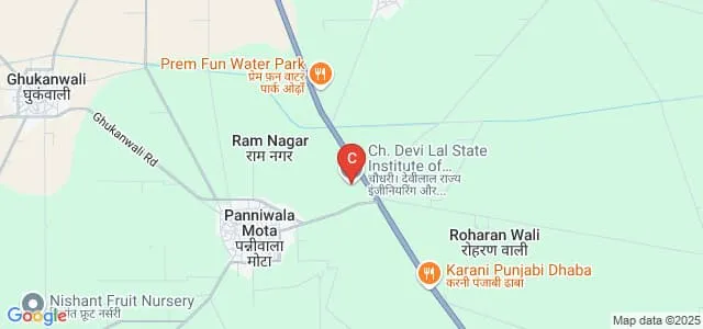 Ch Devi Lal State Institute of Engineering and Technology, Sirsa Map