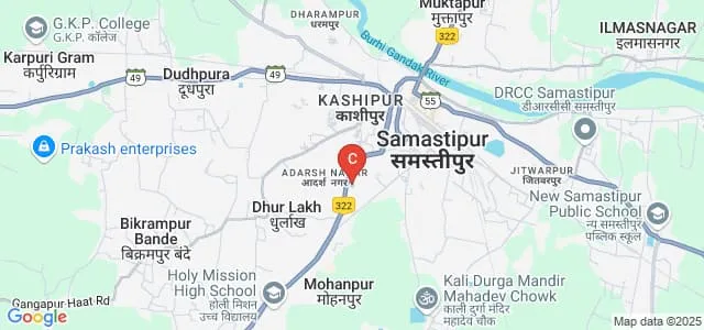 Bali Ram Bhagat College, Samastipur Map