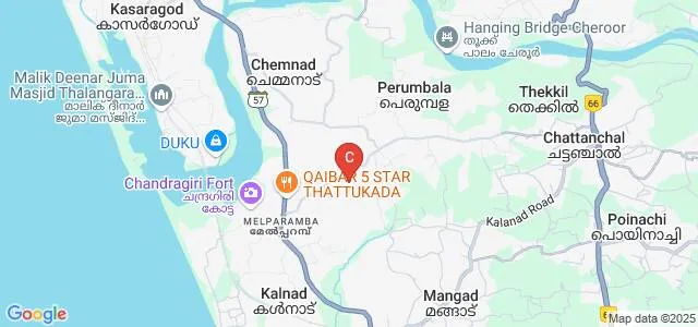 Jamia SA-adiya Arabiya Arts and Science College, Kasaragod Map
