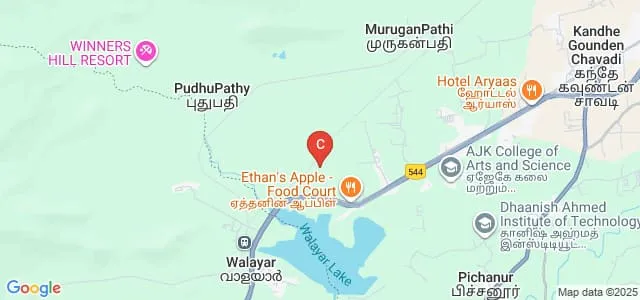 SAN International College of Arts and Science, Coimbatore Map