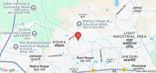 Rungta Institute of Pharmaceutical Education and Research, Bhilai Map