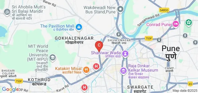 DE Society's Smt Subhadra K Jindal College of Nursing, Pune Map