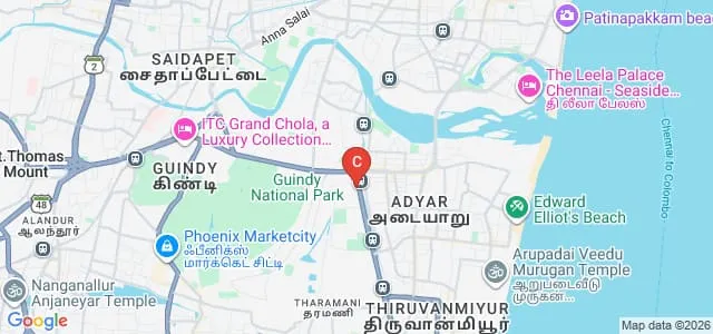 MA Chidambaram College of Nursing, Chennai Map