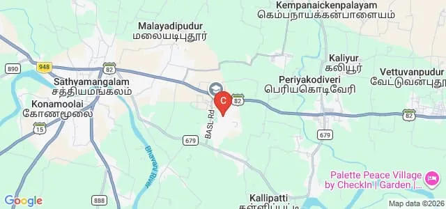 Bannari Amman Institute of Technology, Erode Map