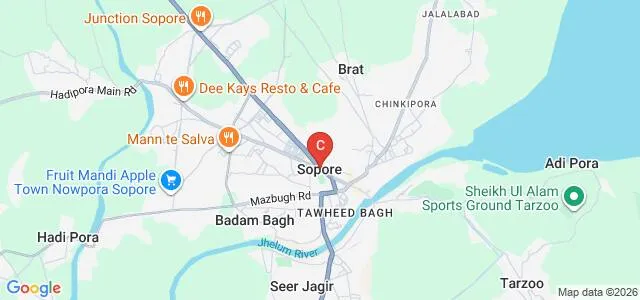 Government Degree College, Sopore Map