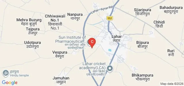 Sun Institute of Teacher Education, Lahar Map