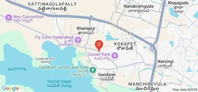 Mahatma Gandhi Institute of Technology, Hyderabad Map