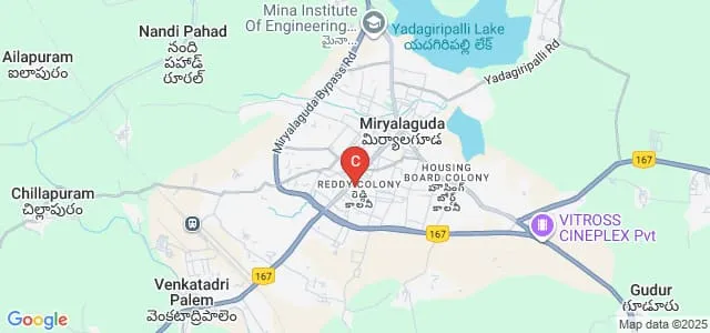Vijetha Degree College, Miryalaguda Map