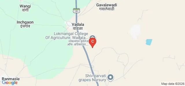 Lokmangal College of Agricultural Biotechnology, Wadala Map