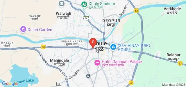 Vidyawardhini Sabha's Arts Commerce and Science College, Dhule Map