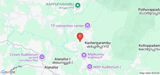 College of Avian Sciences and Management, Thiruvazhamkunnu Map