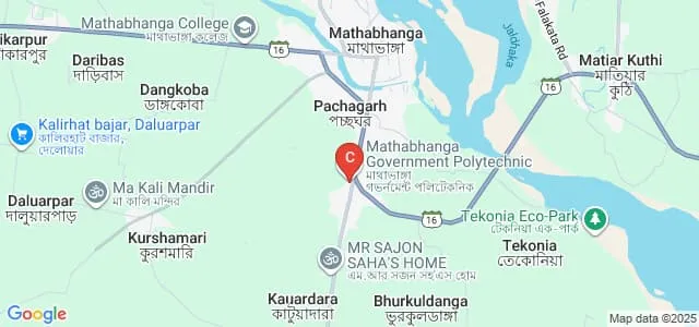 Mathabhanga Government Polytechnic, Cooch Behar Map