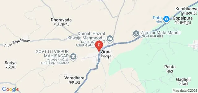 Kamlaben Chhabildas Sheth Arts College, Birpur Map
