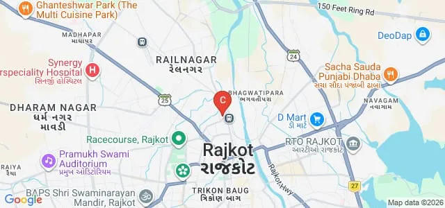 Sadhu Vaswani College for Paramedical Courses, Rajkot Map