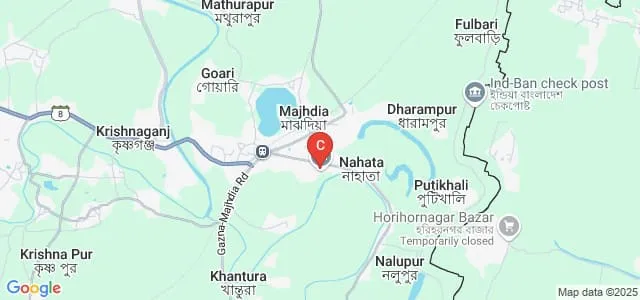 Sudhiranjan Lahiri Mahavidyalaya, Nadia Map
