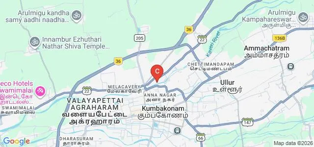 Government Arts College, Kumbakonam Map