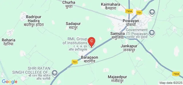 DR RML Institute of Pharmacy, Shahjahanpur Map