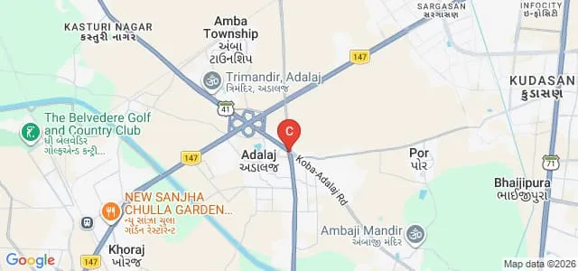 Adani Institute of Infrastructure Management, Ahmedabad Map