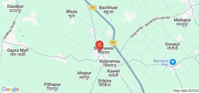 Raja Harpal Singh Mahavidyalaya, Jaunpur Map