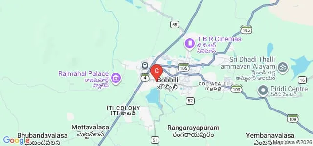 Rajah RSRK Ranga Rao College, Bobbili Map