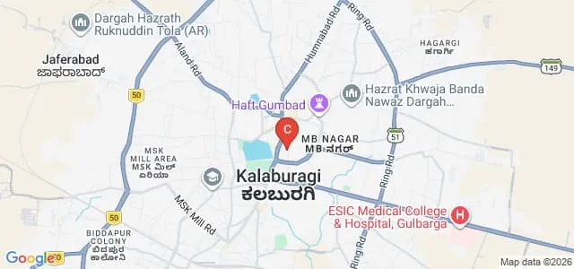 Shri Siddeshwar B Ed College, Kalaburagi Map