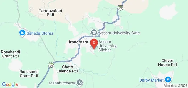 Ashutosh Mukhopadhyay School of Education, Silchar Map