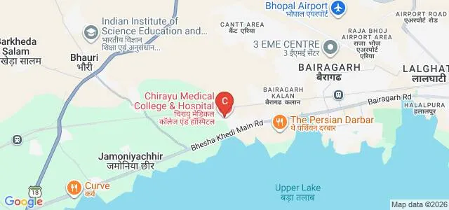 Chirayu Medical College and Hospital, Bhainsakhedi Map
