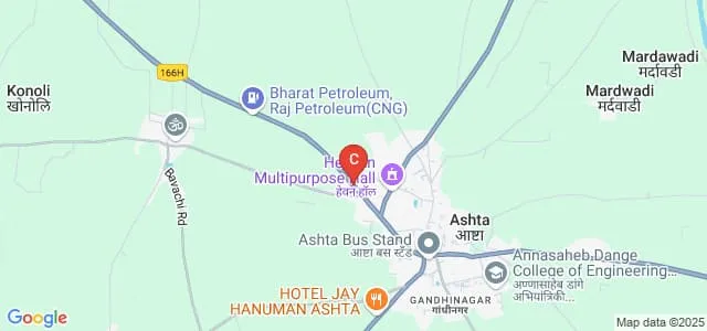 Annasaheb Dange College of Engineering and Technology, Sangli Map