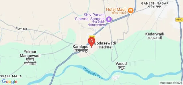 Smt Kashibai Navale College of Education, Kamlapur Map