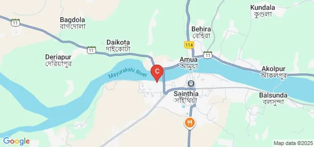 Birbhum Vivekananda Homoeopathic Medical College and Hospital, Sainthia Map