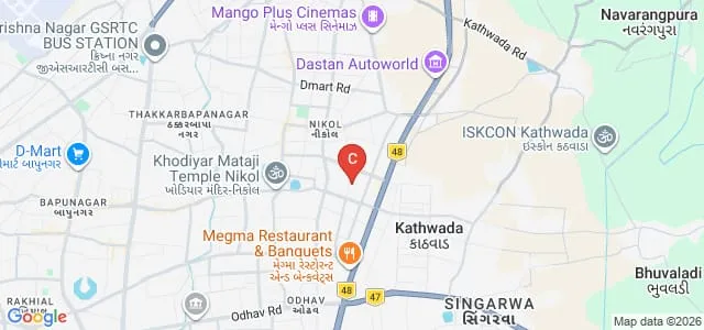 Maniba College of Education, Ahmedabad Map