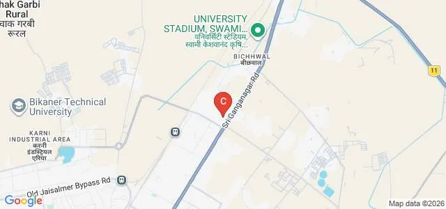 Rashtra Uday TT College, Bikaner Map