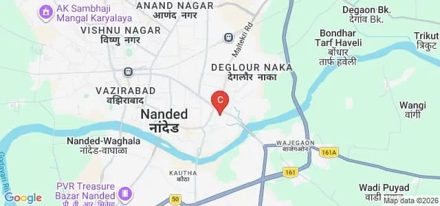Government College of Education, Nanded Map