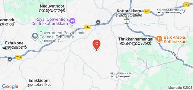 College of Engineering, Kottarakkara Map